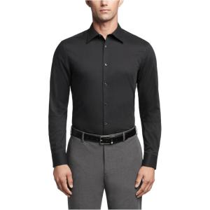 imageCalvin Klein Dress Shirts Slim Fit Non Iron SolidBlack