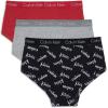 imageCalvin Klein Boys Little Modern Cotton Assorted Briefs Underwear 3 PackBrushed Ck