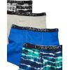 imageCalvin Klein Boys Underwear Four Pack Boxer Brief Value PackCool TiedyeVictoria BlueBlack TiedyeHeather Grey