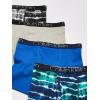 imageCalvin Klein Boys Underwear Four Pack Boxer Brief Value PackCool TiedyeVictoria BlueBlack TiedyeHeather Grey
