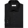 imageCalvin Klein Mens Regular Fit Non Iron Herringbone Spread Collar Dress ShirtBlack