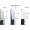 imageCalvin Klein Mens Regular Fit Non Iron Herringbone Spread Collar Dress ShirtMist