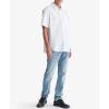 imageCalvin Klein Mens Solid Pocket ButtonDown Short Sleeve Easy ShirtBrilliant White