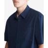 imageCalvin Klein Mens Solid Pocket ButtonDown Short Sleeve Easy ShirtDark Sapphire