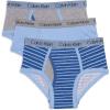 Blue and Grey Stripe  Blue Bell  Heather Grey