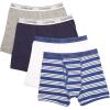 White Blue Stripe