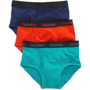 imageCalvin Klein Boys Little Modern Cotton Assorted Briefs Underwear 3 PackAssorted