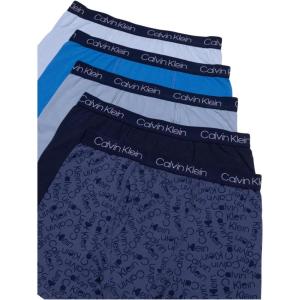 imageCalvin Klein Boys Modern Cotton Boxer Briefs 5 PackIndigo CalvinBlack IrisAshley BlueCaptains BlueSkyway