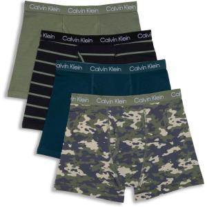 imageCalvin Klein Boys Underwear Four Pack Boxer Brief Value PackCamostripe Pk