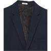 imageCalvin Klein Boys Blazer Suit Jacket 2 Single Breasted Closure Buttoned Cuffs ampamp Front Flap PocketsNavy Performance