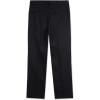 imageCalvin Klein Boys Flat Suit Dress Pant Straight Leg Fit ampamp Hemmed Bottom Belt Loops ampamp Functional Front PocketsBlack