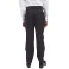 imageCalvin Klein Boys Flat Suit Dress Pant Straight Leg Fit ampamp Hemmed Bottom Belt Loops ampamp Functional Front PocketsSatin Black