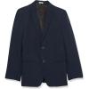 imageCalvin Klein Boys Blazer Suit Jacket 2 Single Breasted Closure Buttoned Cuffs ampamp Front Flap PocketsNavy Performance