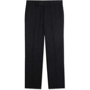 imageCalvin Klein Boys Flat Suit Dress Pant Straight Leg Fit ampamp Hemmed Bottom Belt Loops ampamp Functional Front PocketsBlack