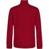 imageCalvin Klein Boys Half Zip Pullover Sweater Ribbed Neckline ampamp Logo DetailingBurgundy Solid