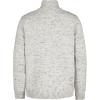 imageCalvin Klein Boys Half Zip Pullover Sweater Ribbed Neckline ampamp Logo DetailingCream Space Dye