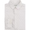 imageCalvin Klein Boys Long Sleeve Patterned Dress Shirt Buttondown Style With Cuffs ampamp Shirttail HemPrism