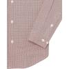 imageCalvin Klein Boys Long Sleeve Patterned Dress Shirt Buttondown Style With Cuffs ampamp Shirttail HemRed