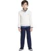 imageCalvin Klein boys 3piece Sweater Dress Shirt and Pants SetLinen Marled