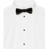 imageCalvin Klein boys Long Sleeve Tuxedo Dress Shirt With Bow Tie Buttondown Style With Classic Pleated Bib Includes Matching Hanky