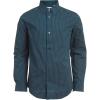 imageCalvin Klein Boys Long Sleeve Patterned Dress Shirt Buttondown Style With Cuffs ampamp Shirttail HemDeep Teal