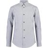 imageCalvin Klein Boys Long Sleeve Patterned Dress Shirt Buttondown Style With Cuffs ampamp Shirttail HemJet Stream
