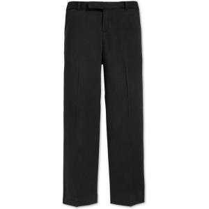 imageCalvin Klein Boys Flat BiStretch Dress Pant Straight Leg Fit Belt Loops ampamp Front PocketsBlack