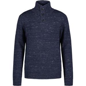 imageCalvin Klein Boys Half Zip Pullover Sweater Ribbed Neckline ampamp Logo DetailingTanzanite