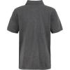 imageCalvin Klein Boys Short Sleeve Micro Pique Graphic Polo Button Closure Soft ampamp ComfortableGhost Dark Grey
