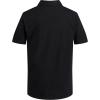imageCalvin Klein Boys Short Sleeve Micro Pique Solid Polo Button Closure Soft ampamp ComfortableBlack