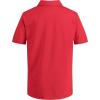 imageCalvin Klein Boys Short Sleeve Micro Pique Solid Polo Button Closure Soft ampamp ComfortableClassic Racing Red