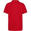 imageCalvin Klein Boys Short Sleeve Micro Pique Solid Polo Button Closure Soft ampamp ComfortableClean Logo Racing Red
