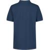 imageCalvin Klein Boys Short Sleeve Micro Pique Solid Polo Button Closure Soft ampamp ComfortableDark Denim