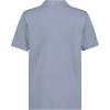 imageCalvin Klein Boys Short Sleeve Micro Pique Solid Polo Button Closure Soft ampamp ComfortableFaded Denim