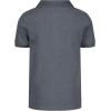 imageCalvin Klein Boys Short Sleeve Micro Pique Solid Polo Button Closure Soft ampamp ComfortableHemisphere Heather
