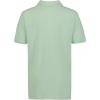 imageCalvin Klein Boys Short Sleeve Micro Pique Solid Polo Button Closure Soft ampamp ComfortableLight Green