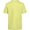 imageCalvin Klein Boys Short Sleeve Micro Pique Solid Polo Button Closure Soft ampamp ComfortableSunny Lime