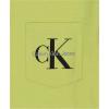 imageCalvin Klein Boys Short Sleeve Pocket Logo Crew Neck TShirt Soft Comfortable Relaxed FitSunny Lime