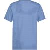 imageCalvin Klein Boys Short Sleeve Striped Crew Neck TShirt Soft Comfortable Relaxed FitExtra Linear Cornflower