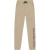 imageCalvin Klein Boys Big Pullon Fleece Jogger Sweatpants Drawstring ClosureCkj Greige