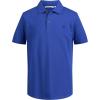 imageCalvin Klein Boys Short Sleeve Micro Pique Solid Polo Button Closure Soft ampamp ComfortableClassic Surf the Web