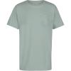 imageCalvin Klein Boys Short Sleeve Pocket Logo Crew Neck TShirt Soft Comfortable Relaxed FitSurf Green