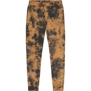 imageCalvin Klein Boys Big Pullon Fleece Jogger Sweatpants Drawstring ClosurePerformance Chai Acid