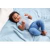 imageCalvin Klein Baby Boys 3Pack Cotton Pants Everyday Casual Wear UltraSoft ampamp Comfortable FitBaby BlueCoronet Blue