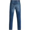 imageCalvin Klein Boys Skinny Fit Stretch Denim Jeans 5Pocket Style Zipper Fly ampamp Button ClosureClassic Houston Mid Blue