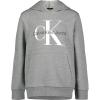imageCalvin Klein Boys Long Sleeve Pullover Fleece HoodieOld School Grey Heather Fb10