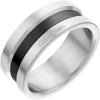 imageCalvin Klein Mens Ring Contemporary Feel with TwoTone Industrial Brushed FinishInner circumference 62