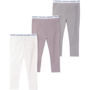 imageCalvin Klein Baby Girls Fitted Chino PantsPurple DoveEgretGull