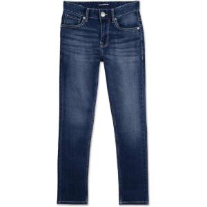 imageCalvin Klein Boys Skinny Fit Stretch Denim Jeans 5Pocket Style Zipper Fly ampamp Button ClosureAuthentic
