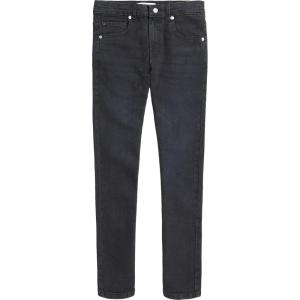 imageCalvin Klein Boys Skinny Fit Stretch Denim Jeans 5Pocket Style Zipper Fly ampamp Button ClosureClassic Asphalt